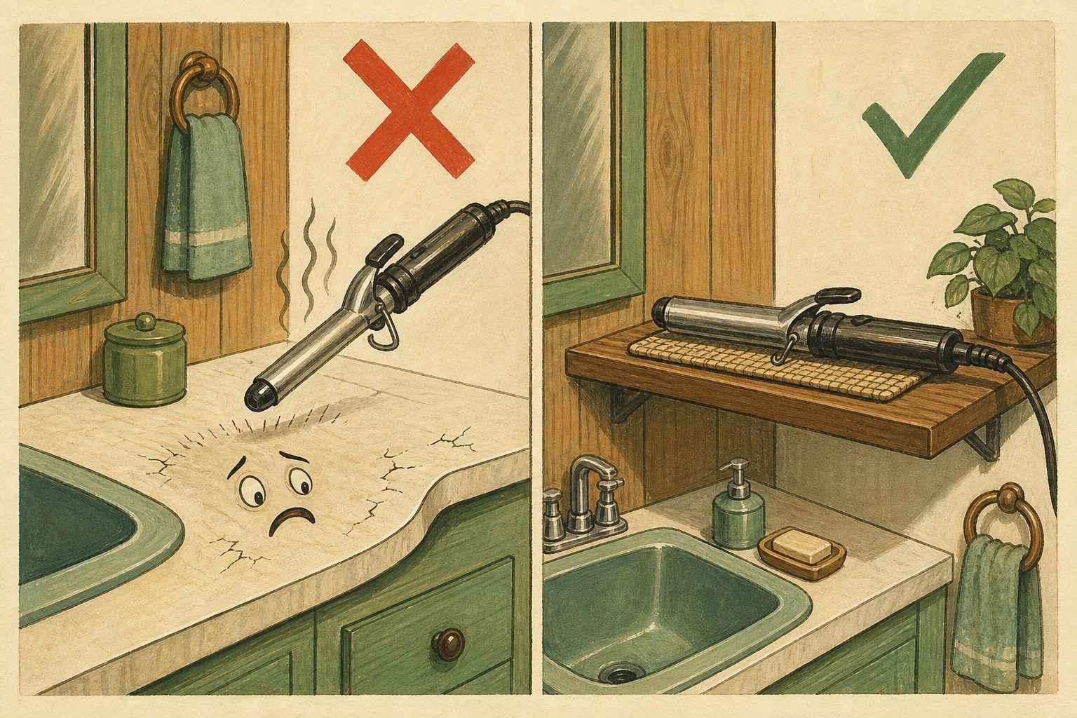 NO HOT TOOLS diagram