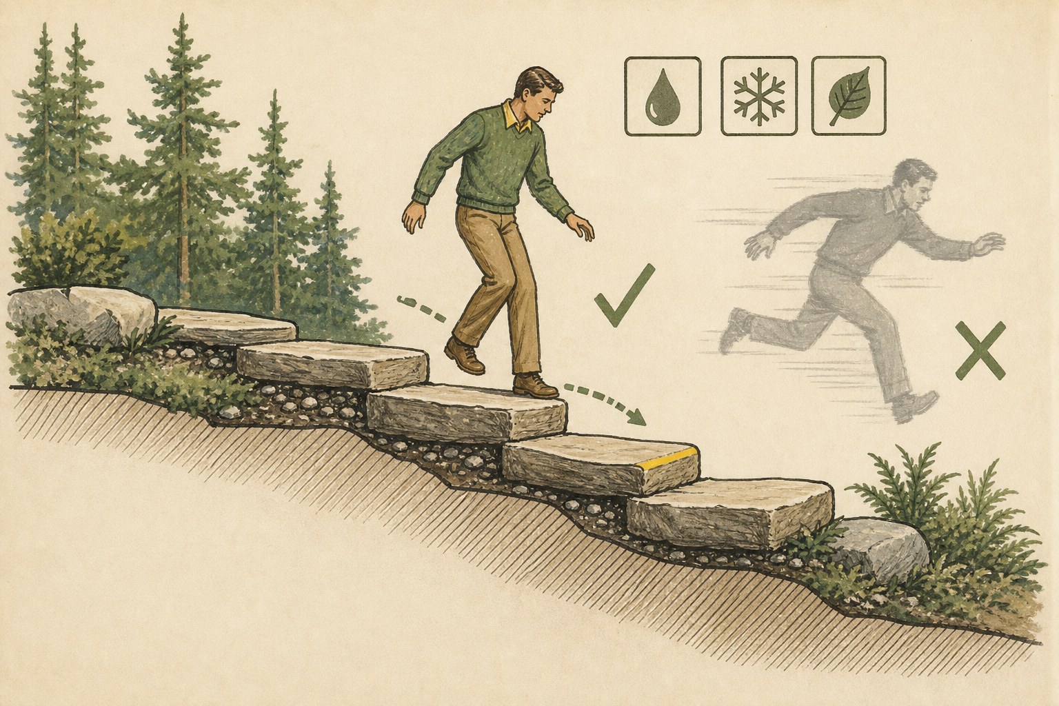 WATCH YOUR STEP diagram